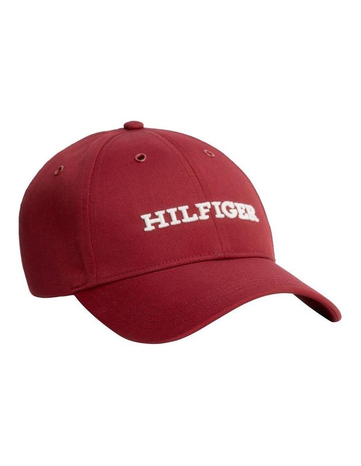 Tommy Hilfiger Logo Applique Baseball Cap in Red One Size