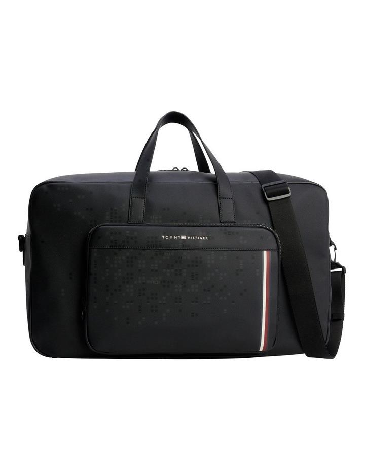 Tommy Hilfiger Pique Textured Duffel Bag in Black One Size