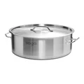 SOGA Top Grade Thick Stainless Steel Stockpot 18/10 17L in Silver