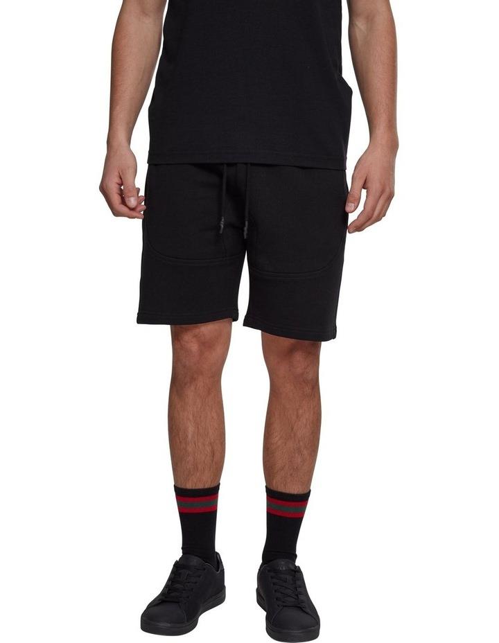 Urban Classics Terry Shorts in Black XL