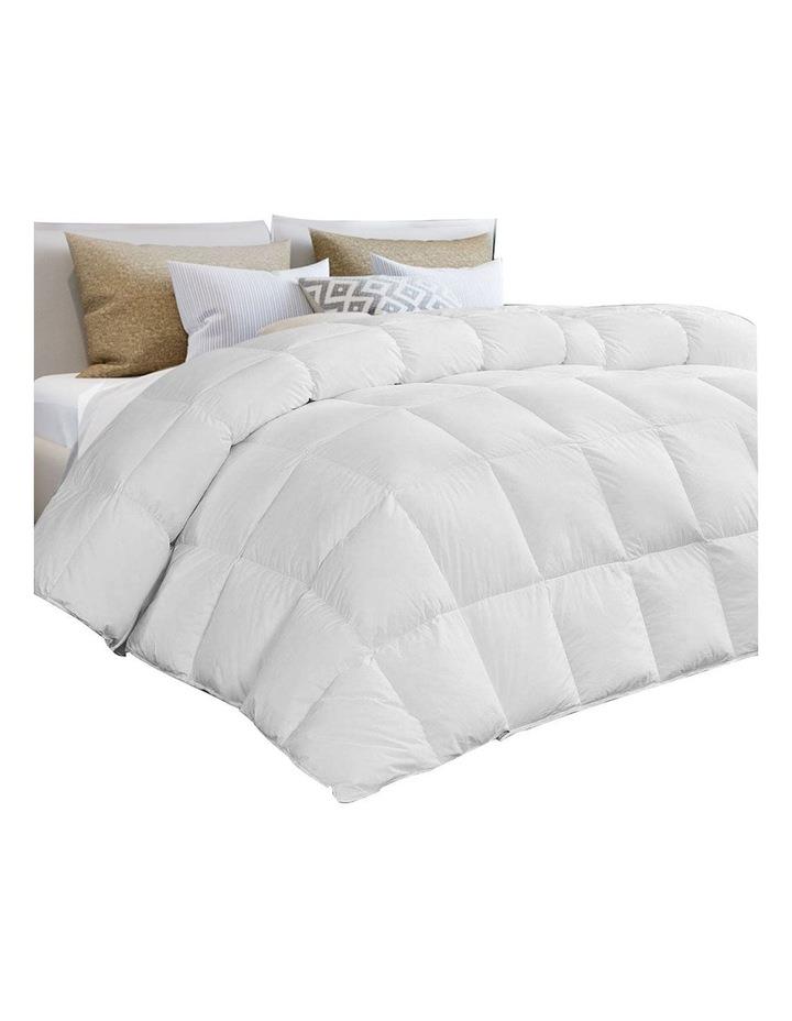 DreamZ Bedding Comforter King Microfiber Quilt in White