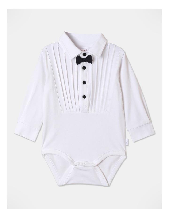 Sprout Occasion Bodysuit in White 000