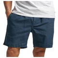 Superdry Overdyed Shorts in Blue Bottle Blue S