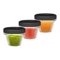 Magimix Blending Baby Cups 3 Pack in Black