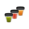 Magimix Blending Baby Cups 3 Pack in Black