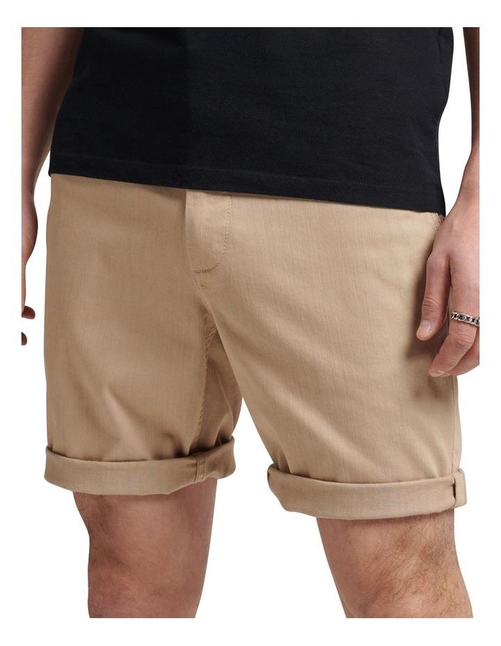 Superdry Officer Chino Shorts in Stone Wash Beige 30