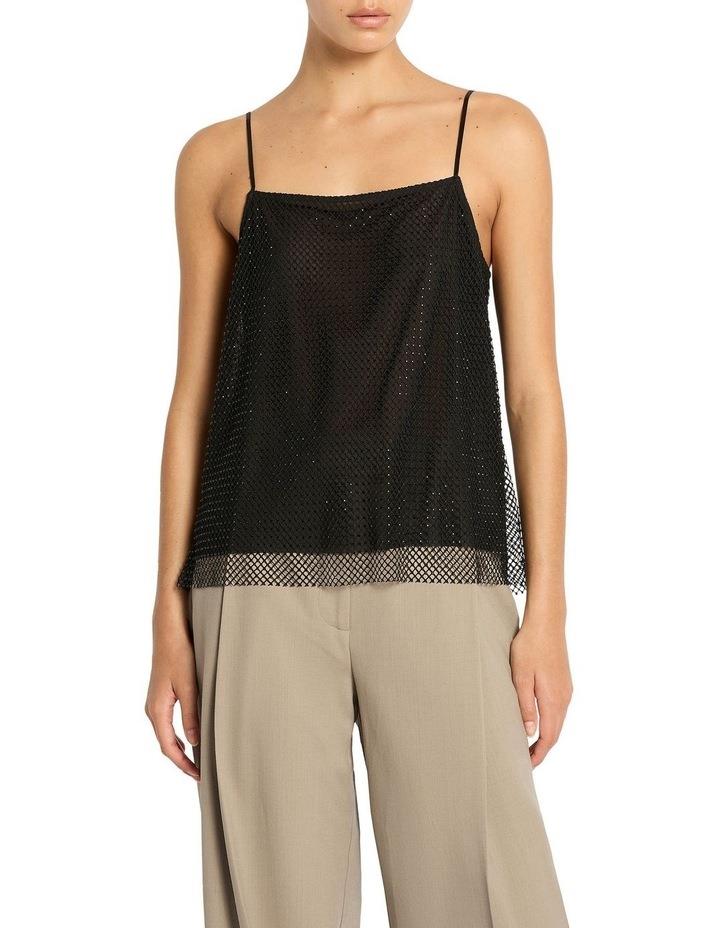 Sass & Bide Crystal Call Camisole in Black 14