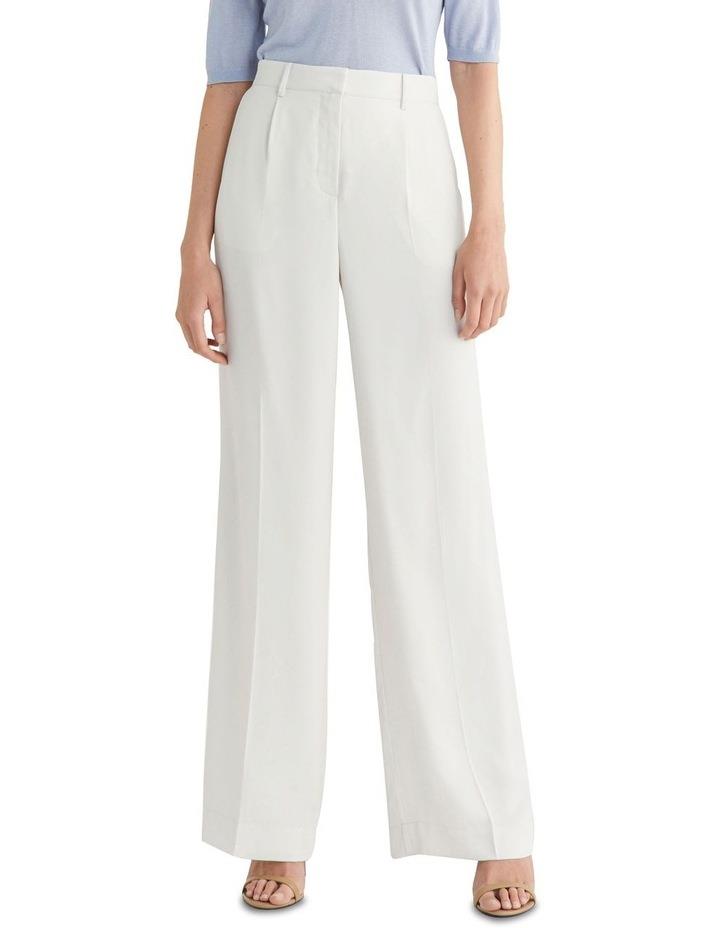 Calvin Klein Recycled Wide Leg Pant in Chalk White 34