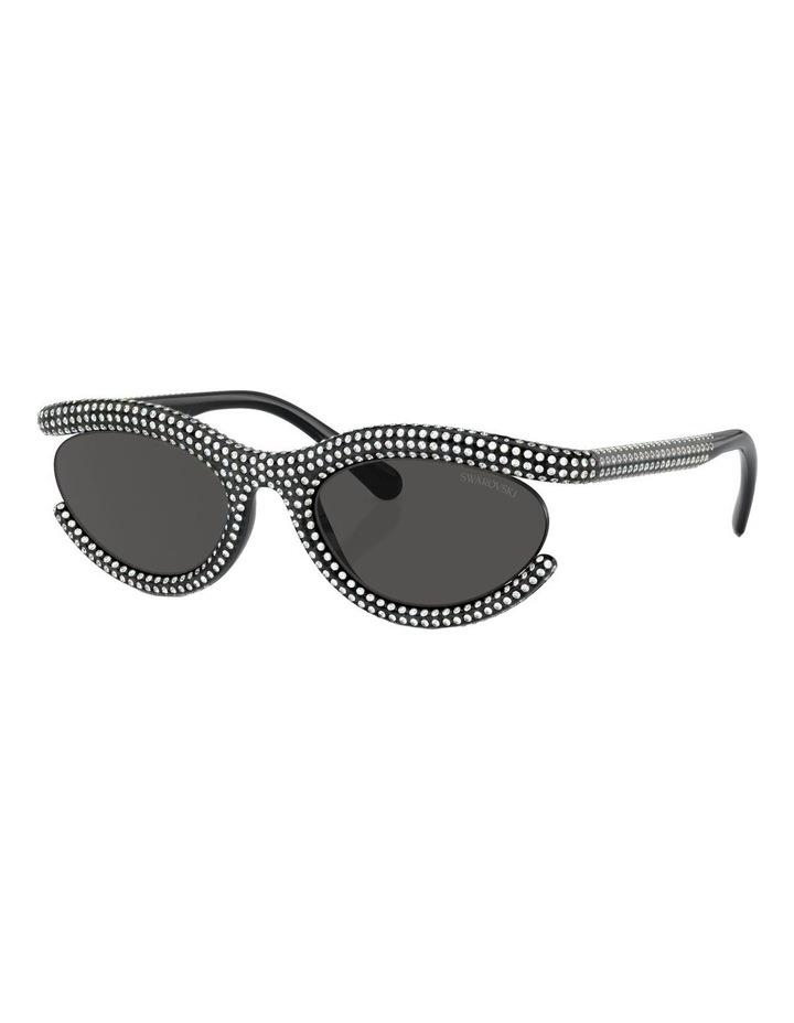 Swarovski SK6006 Sunglasses in Black 1