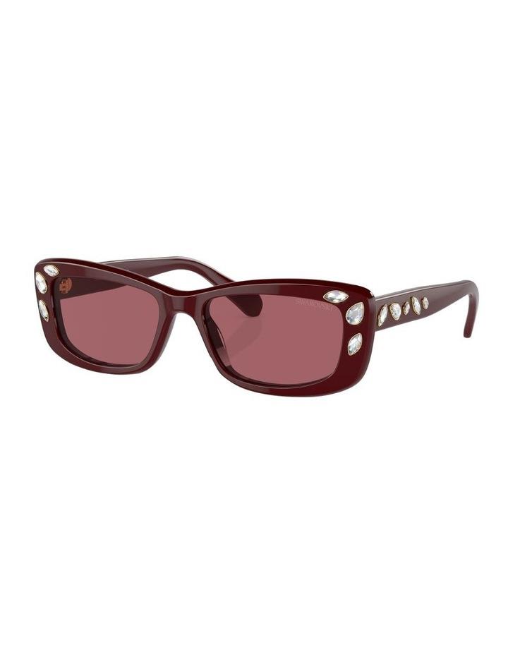 Swarovski SK6008 Sunglasses in Red 1