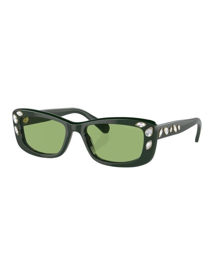 Swarovski SK6008 Sunglasses in Green 1