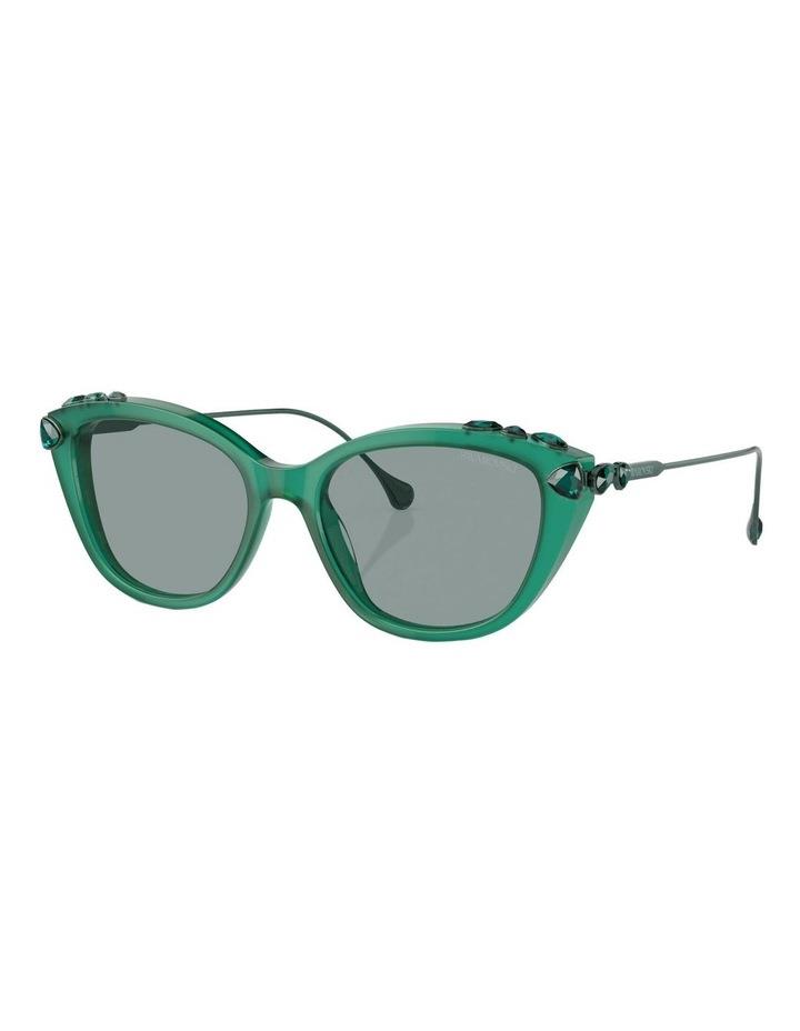 Swarovski SK6010 Sunglasses in Green 1