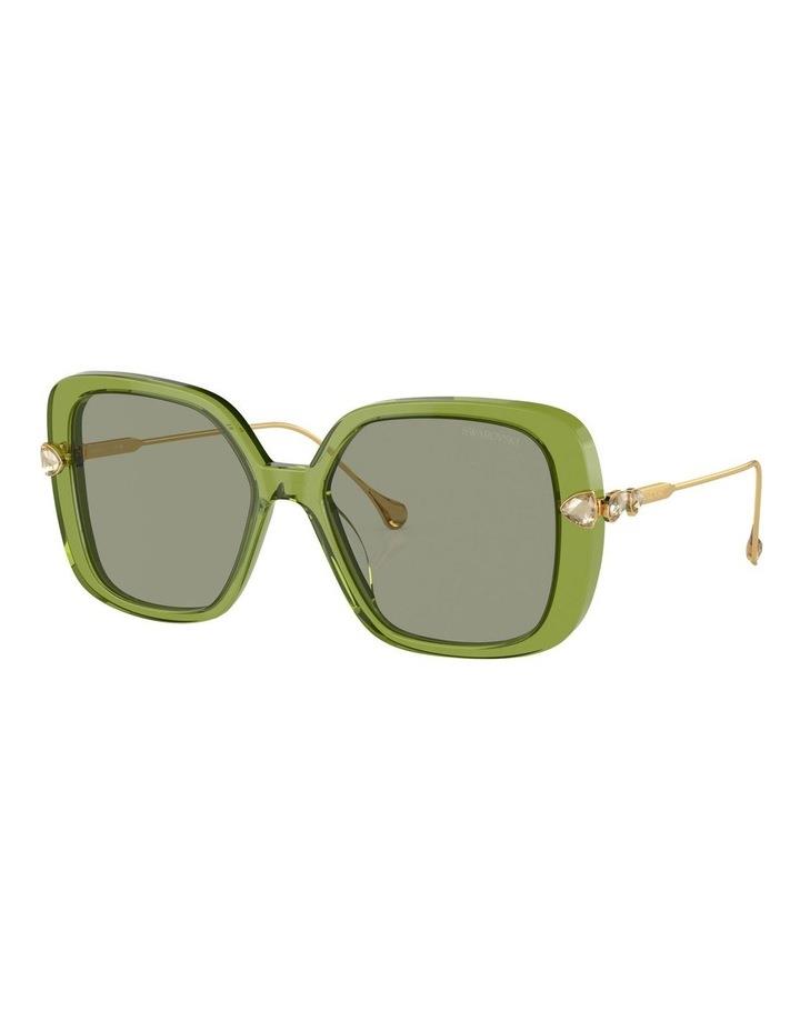 Swarovski SK6011 Sunglasses in Green 1
