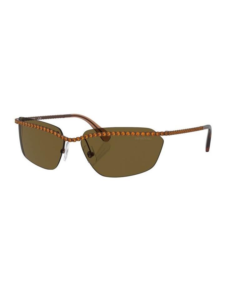 Swarovski SK7001 Sunglasses in Brown 1