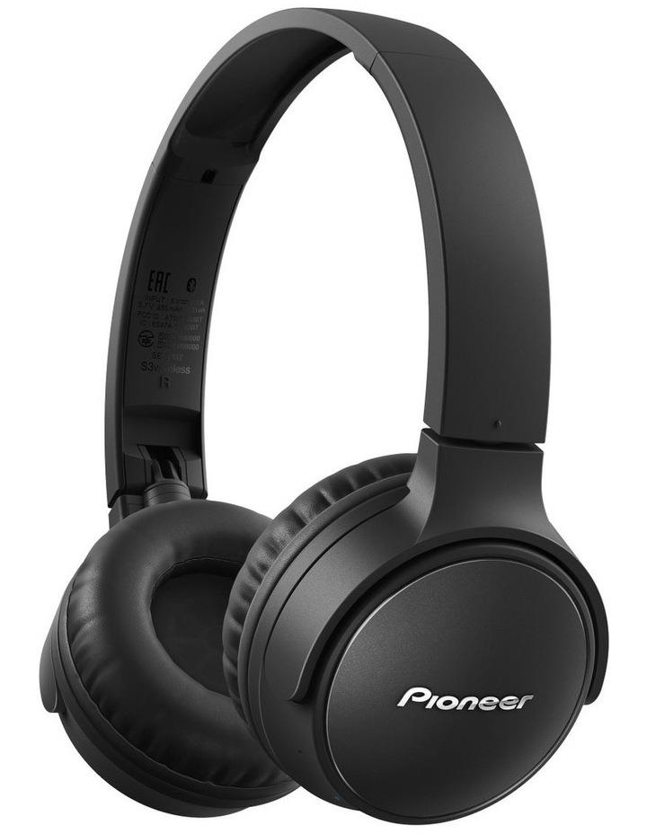 Pioneer On-Ear Bluetooth Headphones with microphone in Black SES3BTB Black