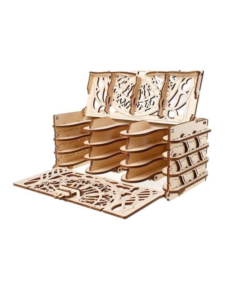 UGEARS Card Holder 77 Piece Wooden 3D Puzzle Gift Set Natural