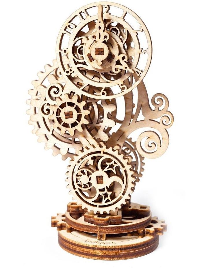 UGEARS Steampunk Clock 43 Piece Wooden 3D Puzzle Natural