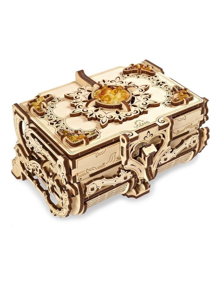 UGEARS Amber Box 189 Piece Wooden 3D Puzzle Gift Set Natural