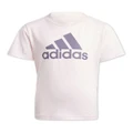 adidas Essentials Logo T-shirt in Pink Lt Pink 4-5