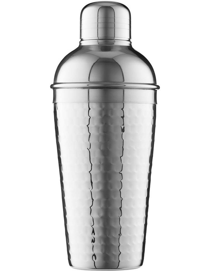 Maxwell & Williams Cocktail & Co Lexington Hammered Cocktail Shaker Gift Boxed 500ML in Silver