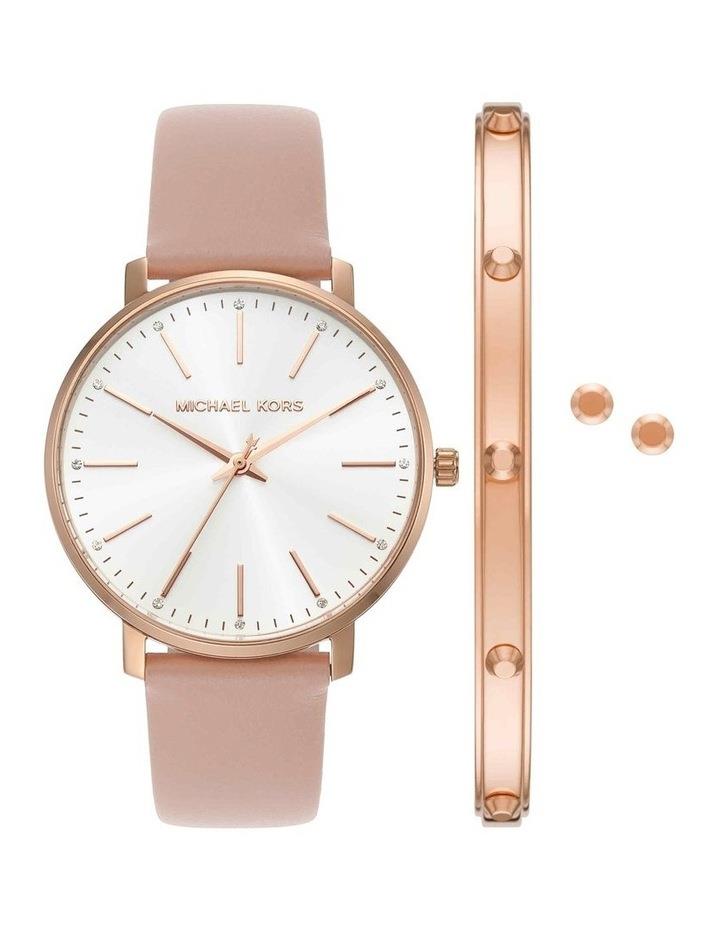 Michael Kors Pyper Leather Watch in Pink