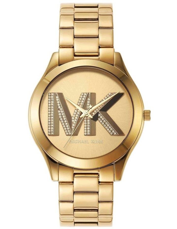 Michael Kors Slim Runway Stainless Steel Watch in Gold
