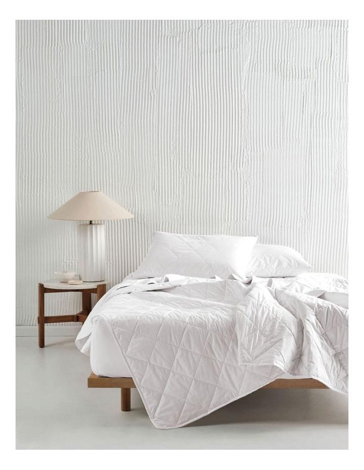 Linen House Kind Cotton Quilt in White Super King