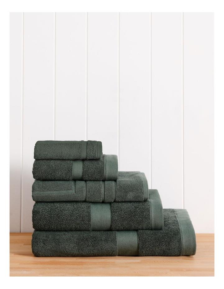 Heritage Luxury Egyptian Towel Range in Forest Green Dark Green Hand Towel