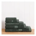 Heritage Luxury Egyptian Towel Range in Forest Green Dark Green Bath Mat