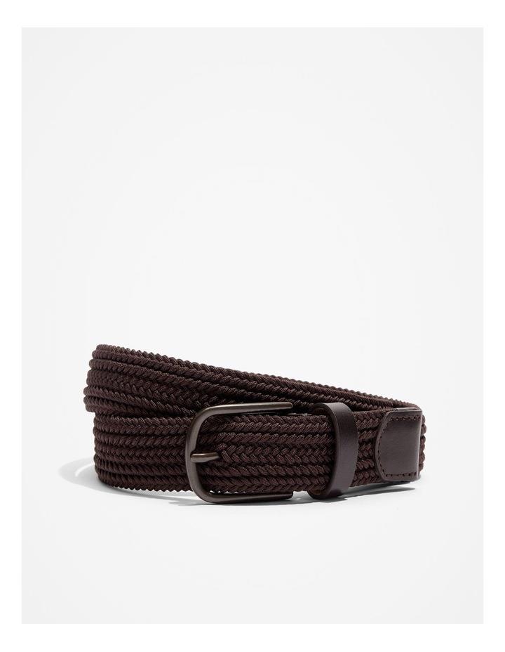 Country Road Stretch Woven Belt in Chocolate M