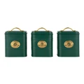 Maxwell & Williams Grantham Canister Set of 3 Gift Boxed in Green