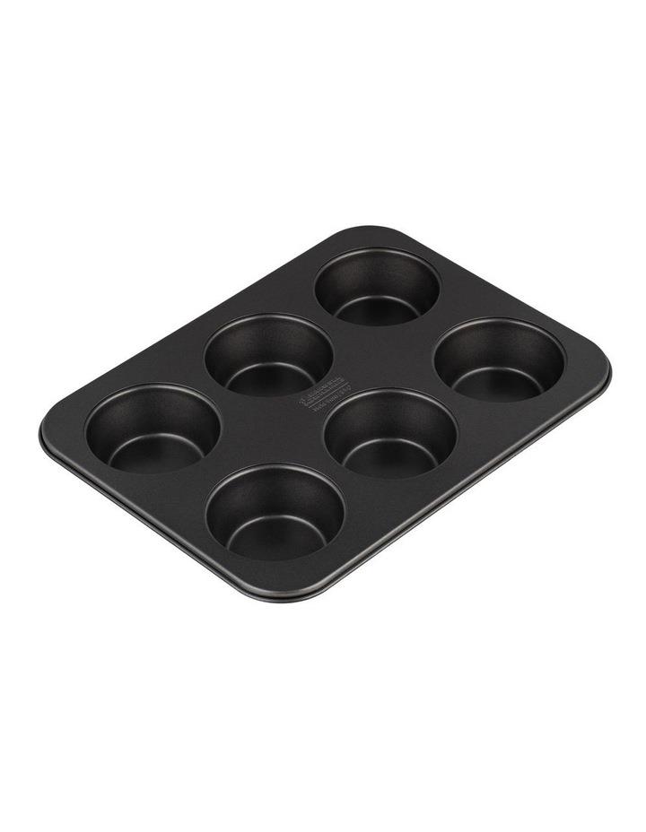 Maxwell & Williams BakerMaker Non-Stick 6 Cup Large Muffin Pan in Black