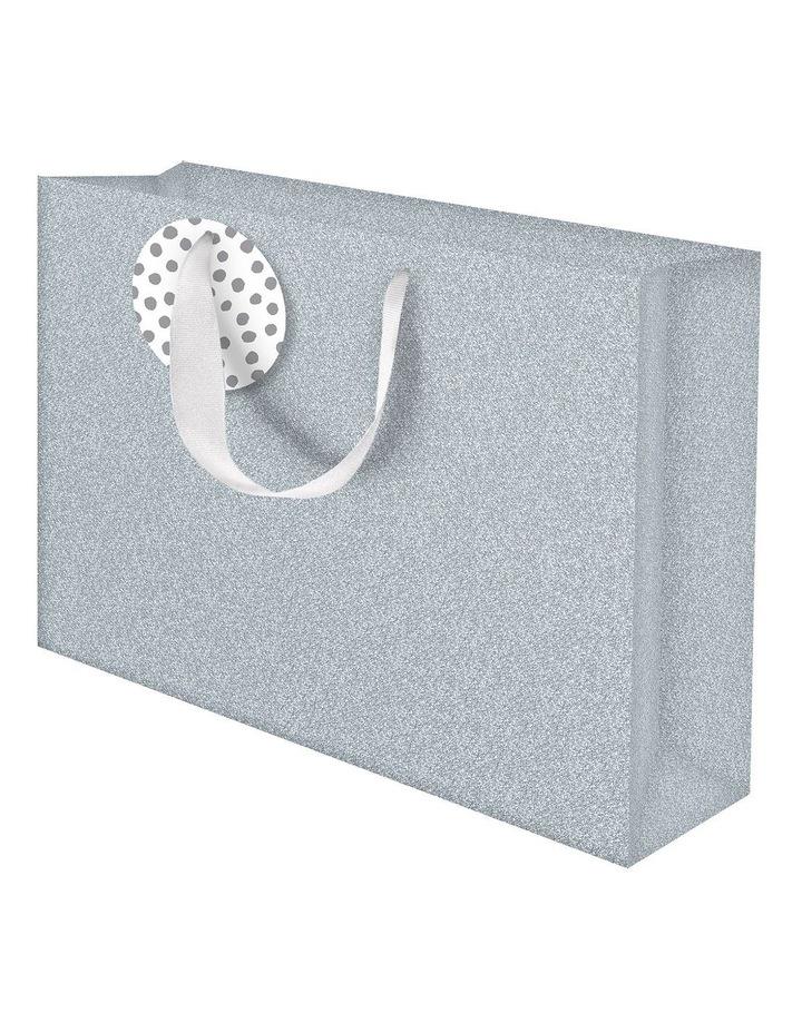 Simson SIM Gift Bag Extra Large in Silver Shimmer Silver