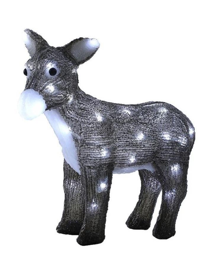 Lexi Lighting Acrylic Donkey H34cm Grey