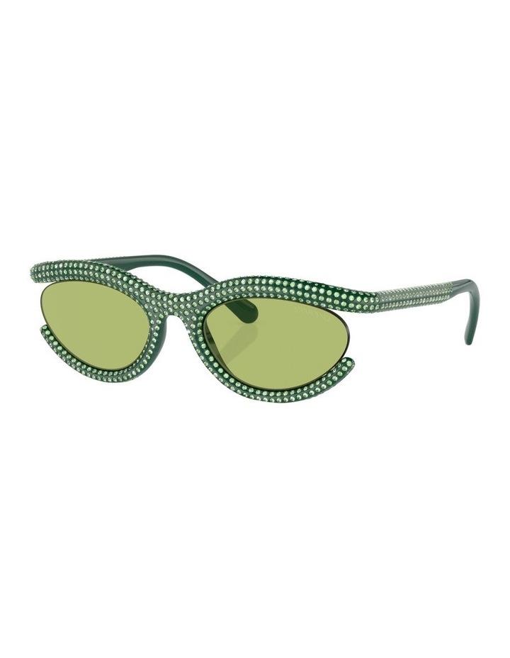 Swarovski SK6006 Sunglasses in Green 1