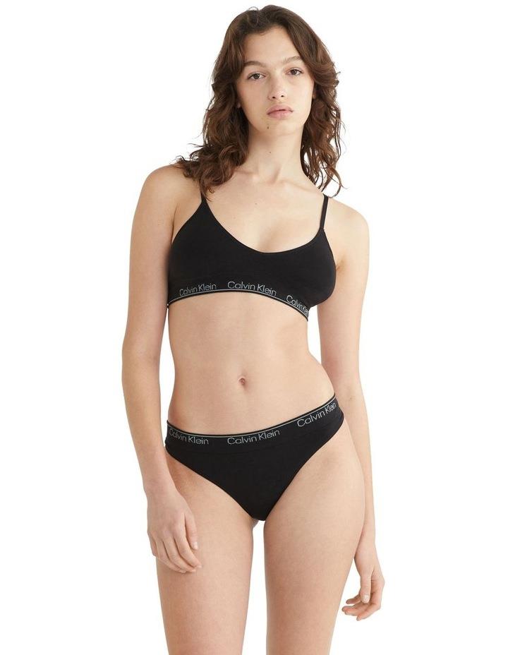 Calvin Klein Modern Seamless Lightly Lined Triangle in Black L