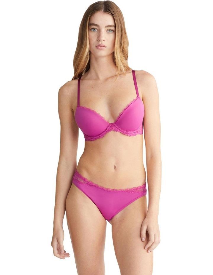 Calvin Klein Seductive Comfort Lotus Floral Bikini in Pink XL