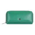 Cellini Valencia Leather Wallet in Green