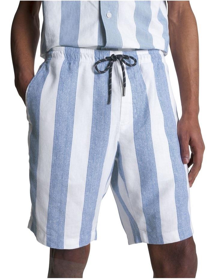 Tommy Hilfiger Harlem Crafted Stripe Shorts in Ultra Blue 34