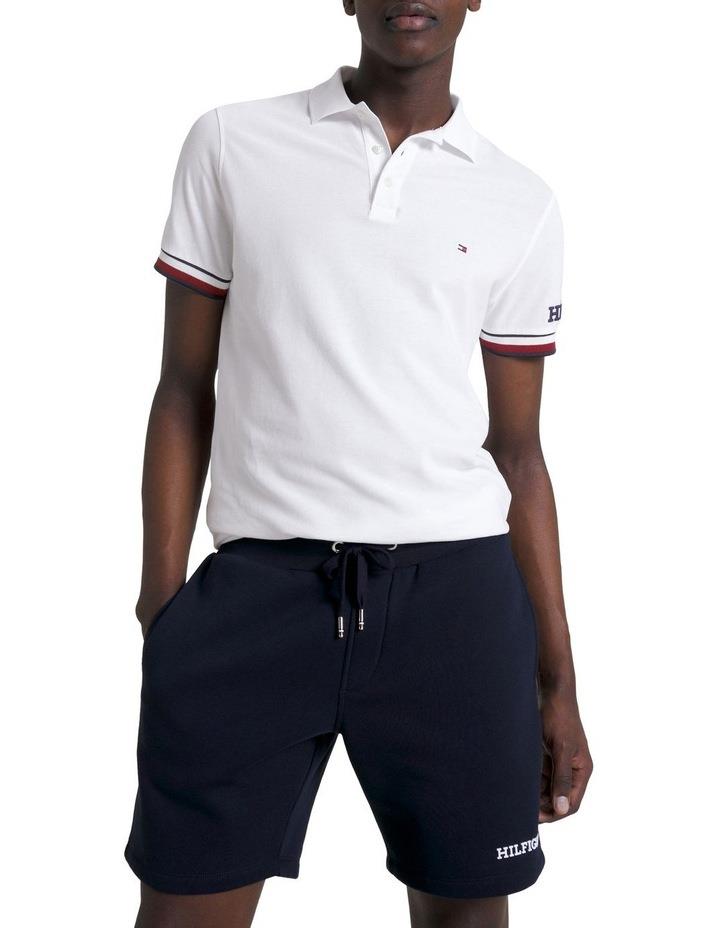Tommy Hilfiger Hilfiger Monotype Slim Fit Polo in White S