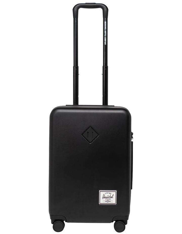 Herschel Hardshell Large Carry-On Luggage Suitcase in Black