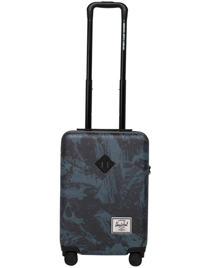 Herschel Hardshell Carry-On Luggage Suitcase 35L in Steel Blue Shale Rock Blue