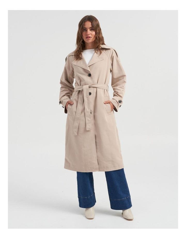 ONLY Dicte Trench Coat in Taupe M