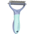 Pakeway T10 Dual Head Demitting Pet Grooming Comb in Purple/Green Assorted