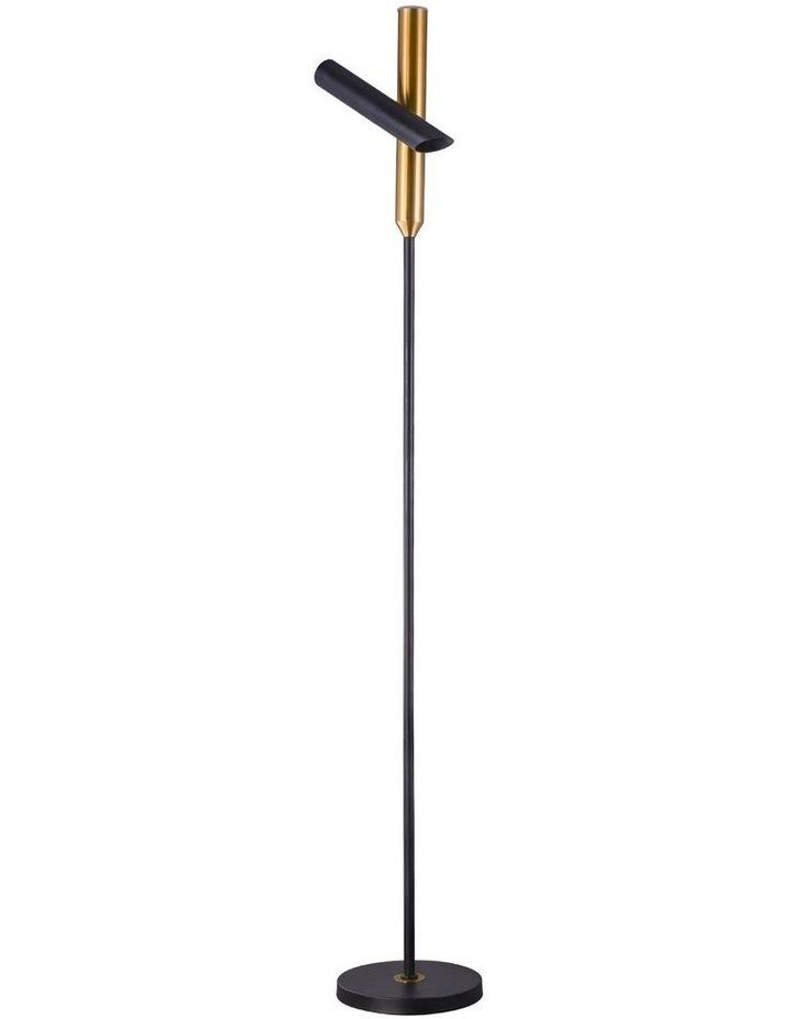 Lexi Lighting Tinto Cylindrical LED Floor Lamp Black