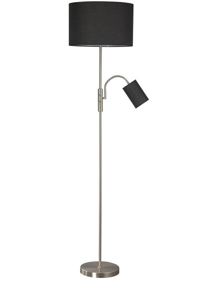 Lexi Lighting Cylinya Mother and Child Floor Lamp in Black