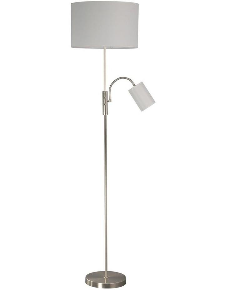 Lexi Lighting Cylinya Mother and Child Floor Lamp in White