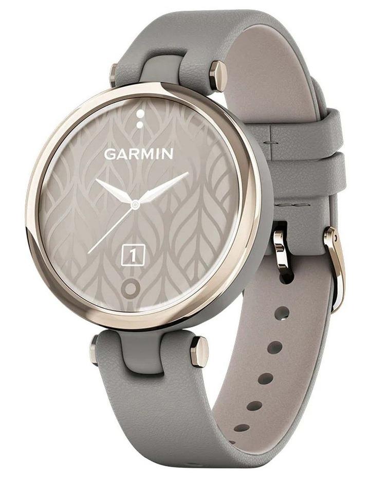 Garmin Lily 'Sport Edition' Smartwatch in Cream Gold/Grey
