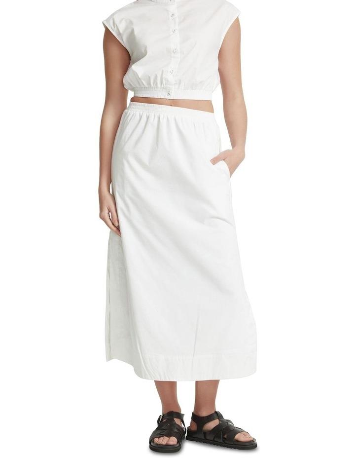 Oxford Brook Skirt in White 14