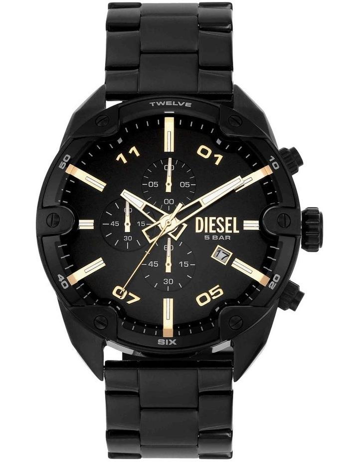 Diesel Spiked DZ4644 Chronograph Watch in Black